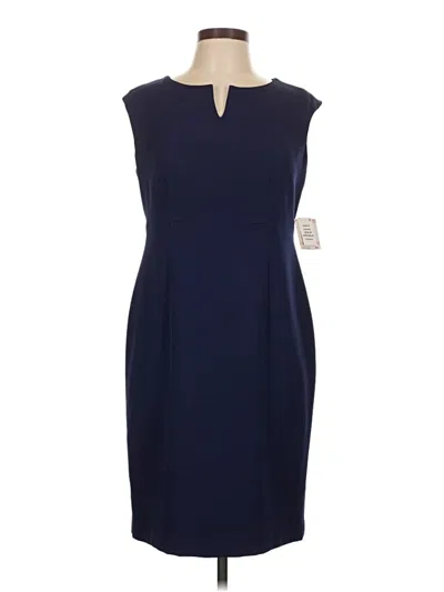 Kasper Cocktail Dress In Blue