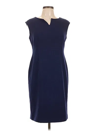Pre-owned Kasper Cocktail Dress In Blue
