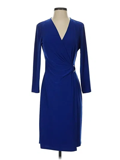 Pre-owned Kasper Cocktail Dress In Blue