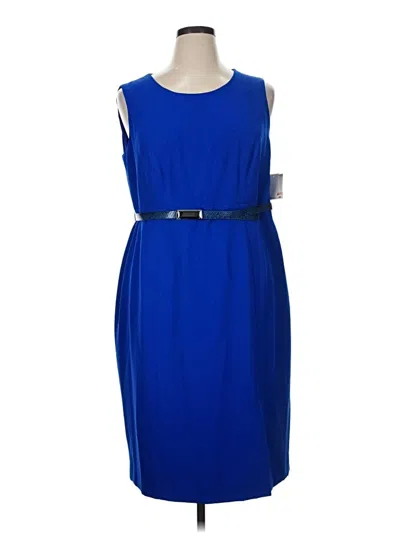 Pre-owned Kasper Cocktail Dress In Blue
