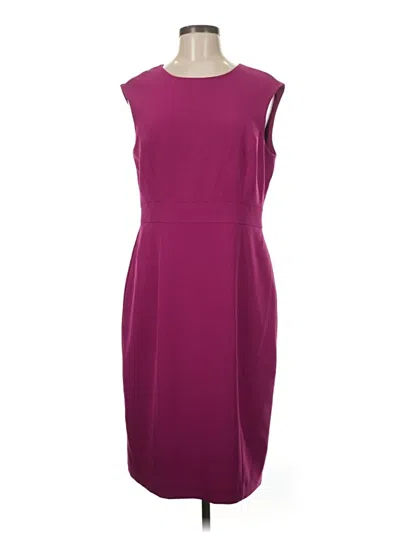 Pre-owned Kasper Cocktail Dress In Burgundy