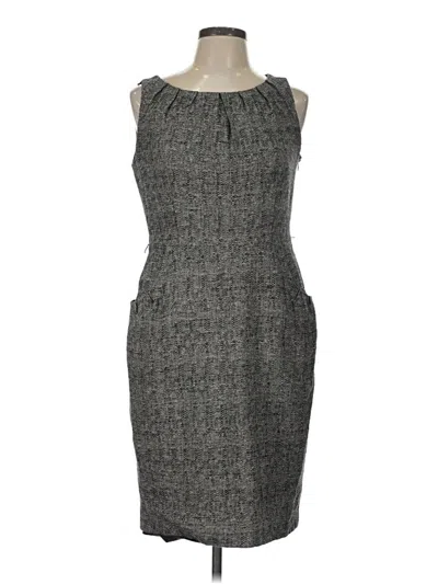 Pre-owned Kasper Cocktail Dress In Gray
