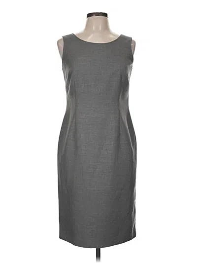 Pre-owned Kasper Cocktail Dress In Gray