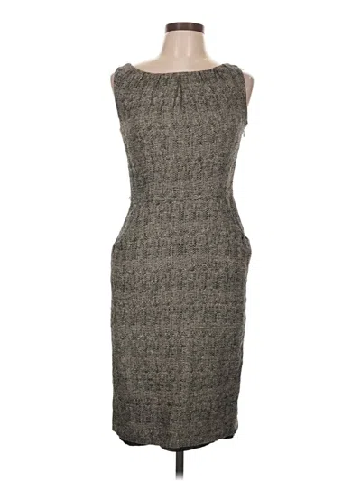 Pre-owned Kasper Cocktail Dress In Gray