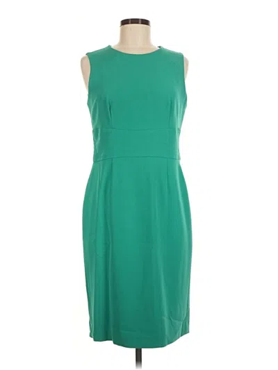 Pre-owned Kasper Cocktail Dress In Green