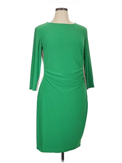 Pre-owned Kasper Cocktail Dress In Green