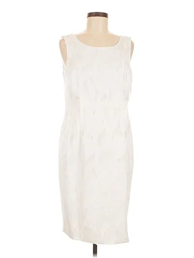 Pre-owned Kasper Cocktail Dress In Ivory