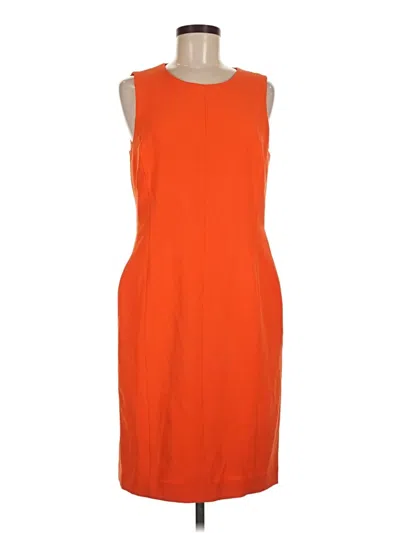 Pre-owned Kasper Cocktail Dress In Orange