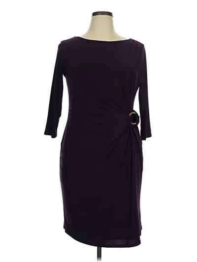 Pre-owned Kasper Cocktail Dress In Purple
