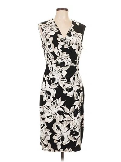 Pre-owned Kasper Cocktail Dress In White