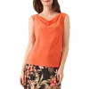 Kasper Cowl Neck Sleeveless Top