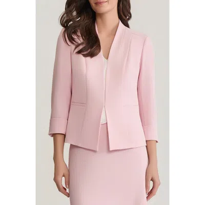 Kasper Cuff Sleeve Jacket In Pink