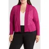 Kasper Dolman Cardigan In Purple
