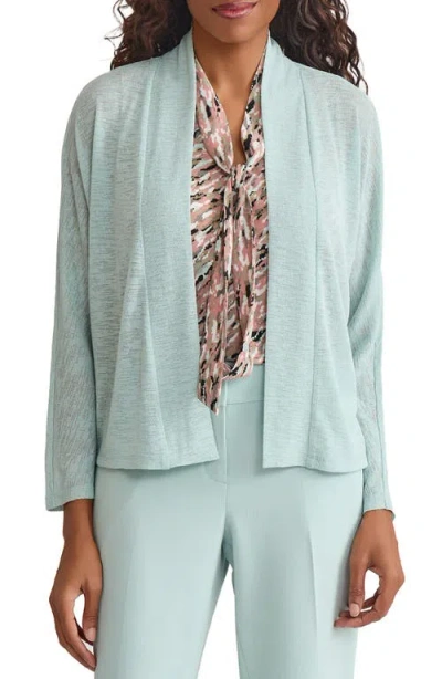 Kasper Dolman Knit Jacket In Blue