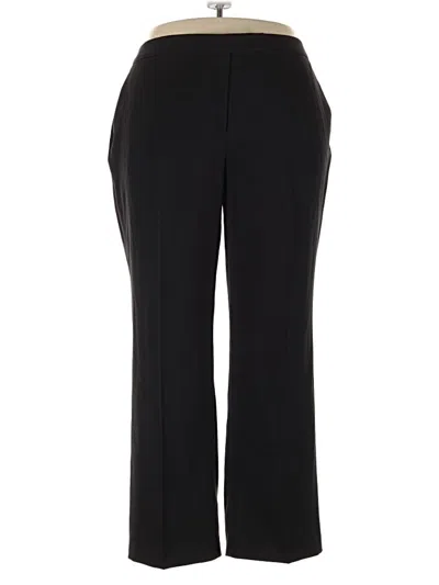 Pre-owned Kasper Dress Pants In Black