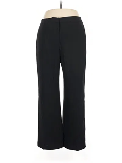 Pre-owned Kasper Dress Pants In Black