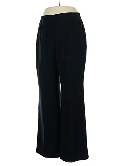 Pre-owned Kasper Dress Pants In Black