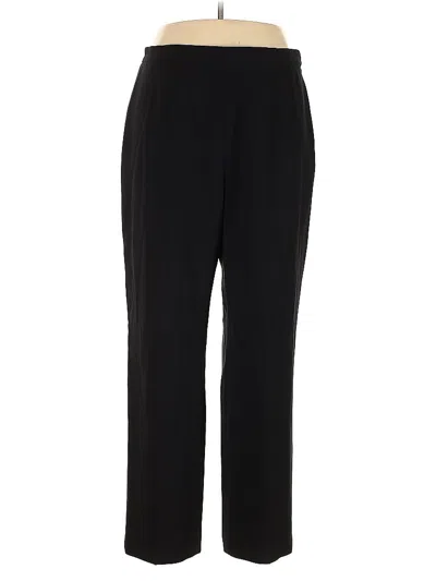 Pre-owned Kasper Dress Pants In Black