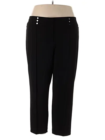 Pre-owned Kasper Dress Pants In Black