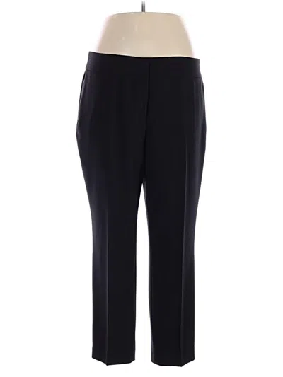 Pre-owned Kasper Dress Pants In Black