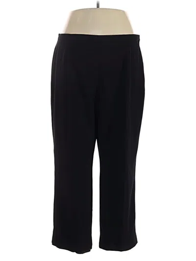 Pre-owned Kasper Dress Pants In Black