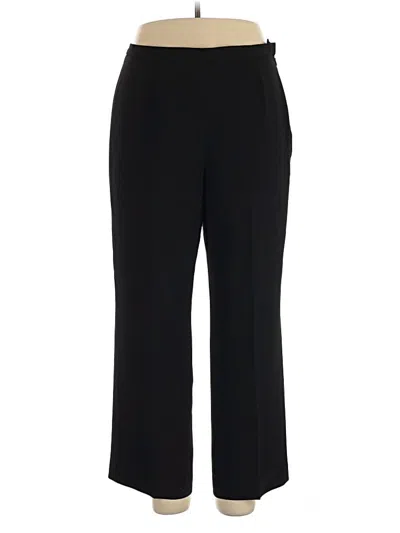 Pre-owned Kasper Dress Pants In Black
