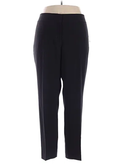 Pre-owned Kasper Dress Pants In Black