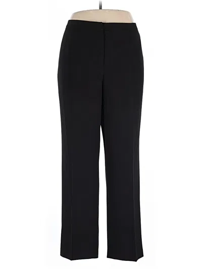 Pre-owned Kasper Dress Pants In Black