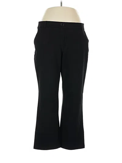 Pre-owned Kasper Dress Pants In Black