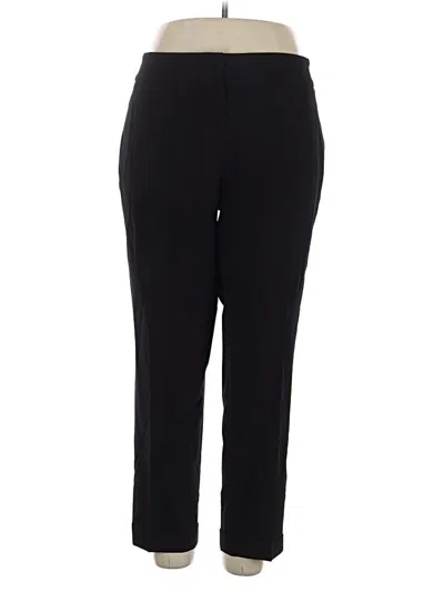 Pre-owned Kasper Dress Pants In Black