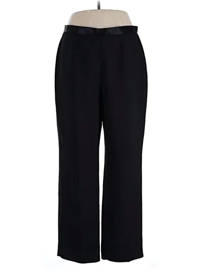 Pre-owned Kasper Dress Pants In Black