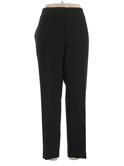 Pre-owned Kasper Dress Pants In Black