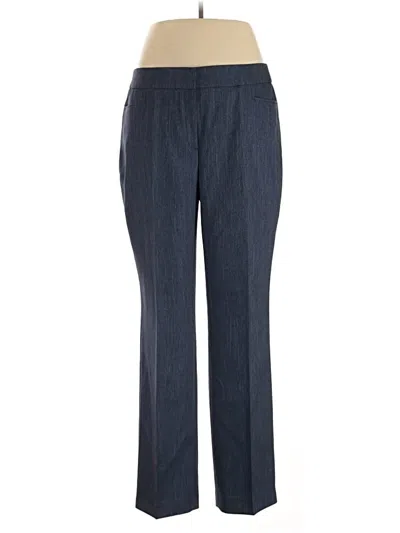 Pre-owned Kasper Dress Pants In Blue