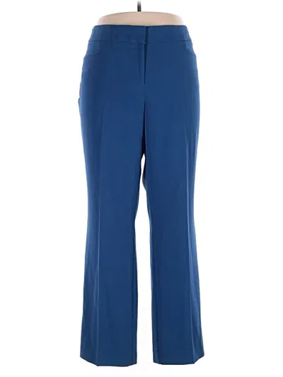 Pre-owned Kasper Dress Pants In Blue