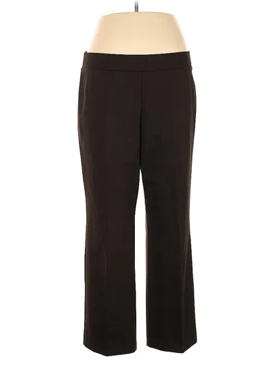 Pre-owned Kasper Dress Pants In Brown