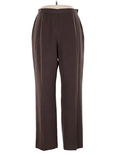 Pre-owned Kasper Dress Pants In Brown