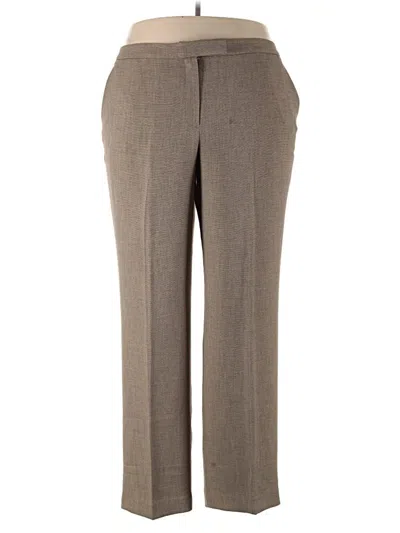 Pre-owned Kasper Dress Pants In Brown
