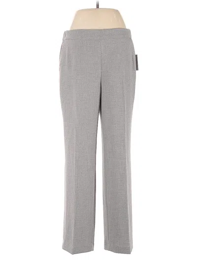 Pre-owned Kasper Dress Pants In Gray