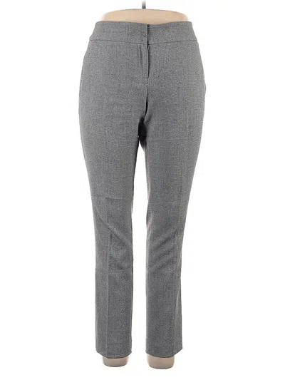 Pre-owned Kasper Dress Pants In Gray