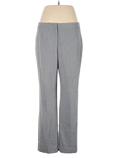 Pre-owned Kasper Dress Pants In Gray