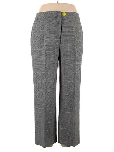 Pre-owned Kasper Dress Pants In Gray