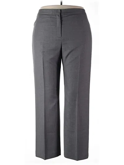 Pre-owned Kasper Dress Pants In Gray