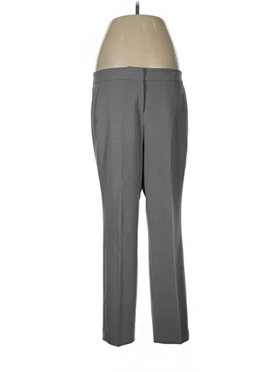 Pre-owned Kasper Dress Pants In Gray