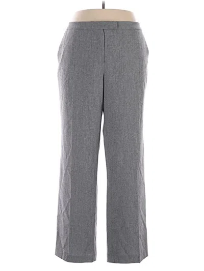 Pre-owned Kasper Dress Pants In Gray
