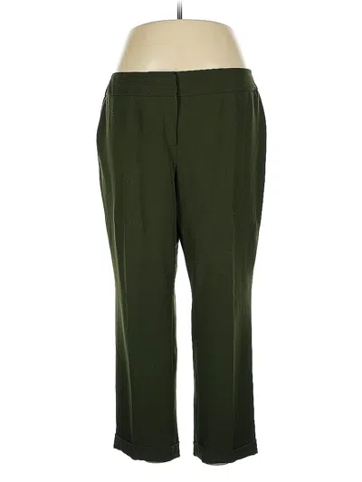 Pre-owned Kasper Dress Pants In Green