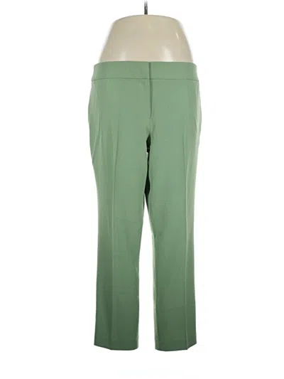 Pre-owned Kasper Dress Pants In Green
