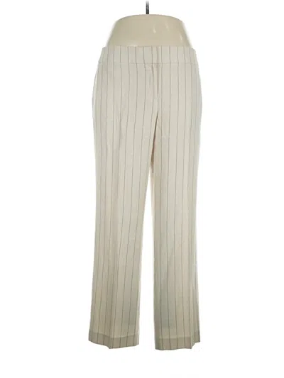 Pre-owned Kasper Dress Pants In Ivory