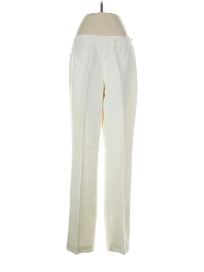 Pre-owned Kasper Dress Pants In Ivory
