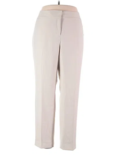 Pre-owned Kasper Dress Pants In Ivory