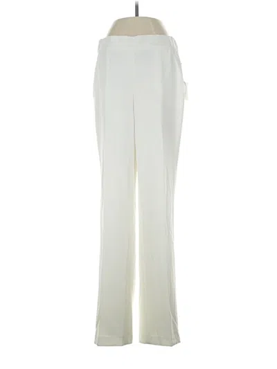 Pre-owned Kasper Dress Pants In Ivory